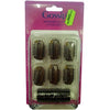 Gossip Brown Weaving 36Pcs Clips With Thread