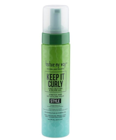 Africas Best Texture My Way Keep It Curly Stretch And Set Styling Foam 251ml