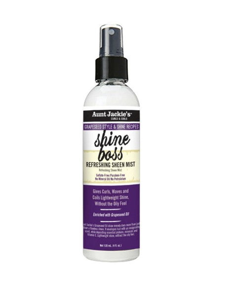 Aunt Jackies  Grapeseed Shine Boss Refreshing Sheen Mist