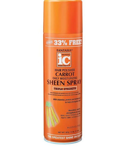 Fantasia IC  Hair Polisher Carrot Growth Sheen Spray