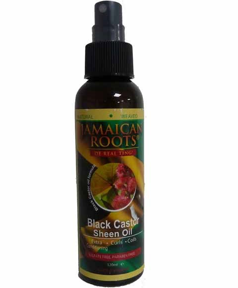 Jamaican Roots Black Castor Sheen Oil