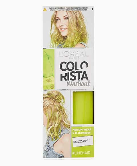 Loreal Colorista Washout Lime Semi Permanent Hair Dye