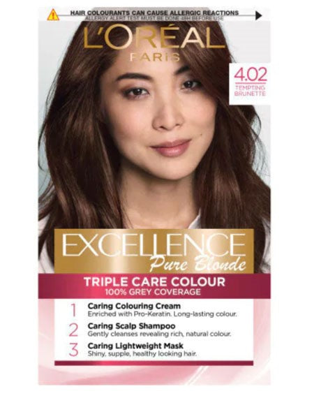 loreal  Excellence Creme Color 4.02 Tempting Brunette