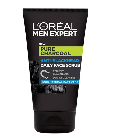 loreal Men Expert Pure Charcoal Anti Blackhead Daily Face Scrub