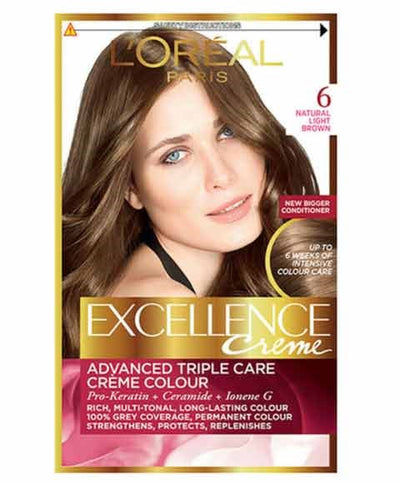Loreal Paris Permanent Colour Excellence Creme Colorant 5.15 Natural Iced Brown