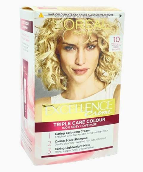 Loreal  Excellence Creme Triple Care Colour 10 Natural Baby Blonde