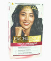 Loreal Paris Loreal Excellence Creme Triple Care Colour 1 Natural Darkest Black