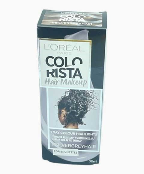 Loreal Colorista Metallic Grey Hair Makeup For Brunettes