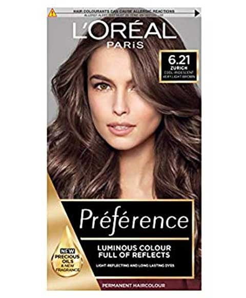 Loreal Infinia Preference Color Extender  6.21 Opera Iridescent Light Brown