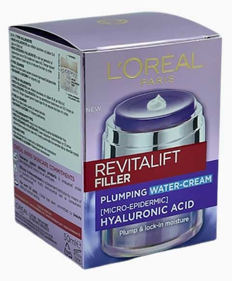 Loreal  Revitalift Filler Plumping Water Cream With Hyaluronic Acid