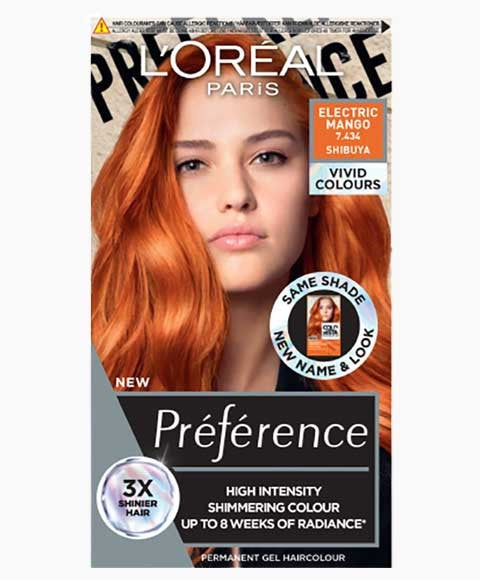 Loreal Preference High Intensity Shimmering Colour Electric Mango