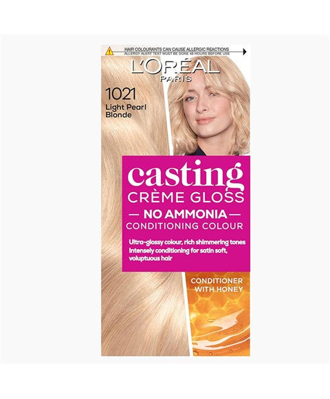 loreal Casting Creme Gloss Conditioning Color 1021 Light Pearl Blonde
