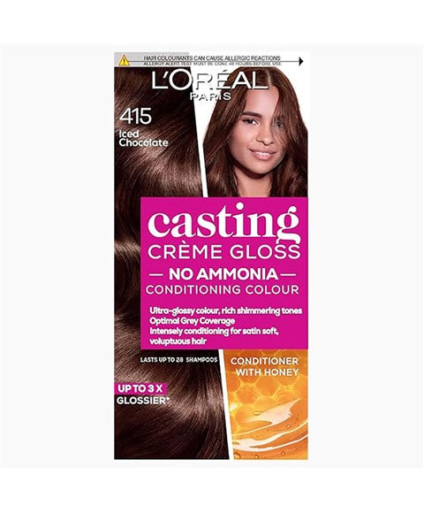 loreal Casting Creme Gloss Conditioning Color 415 Iced Chocolate