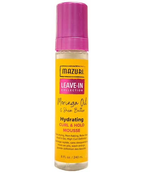 Mazuri Leave In Collection Hydrating Curl And Hold Mousse