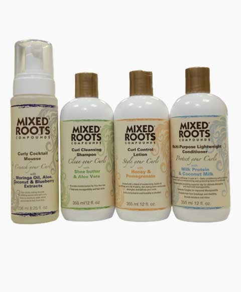 Mixed Roots Compounds Curls Shampoo Conditioner Lotion And Mousse