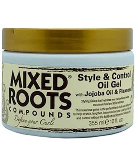 Mixed Roots Compounds Style And Control Oil Gel With Jojoba And Flaxseed