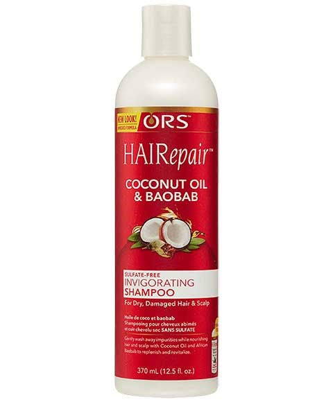 Organic Root Stimulator ORS Hairepair Coconut Oil And Baobab Invigorating Shampoo