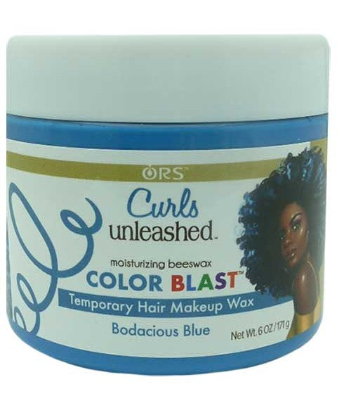Organic Root Stimulator ORS Curls Unleashed Color Blast Moisturizing Beeswax Bodacious Blue