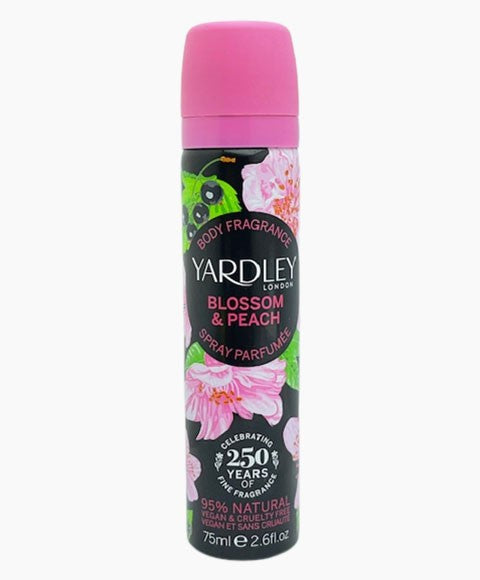 Yardley Blossom And Peach Body Fragrance Spray