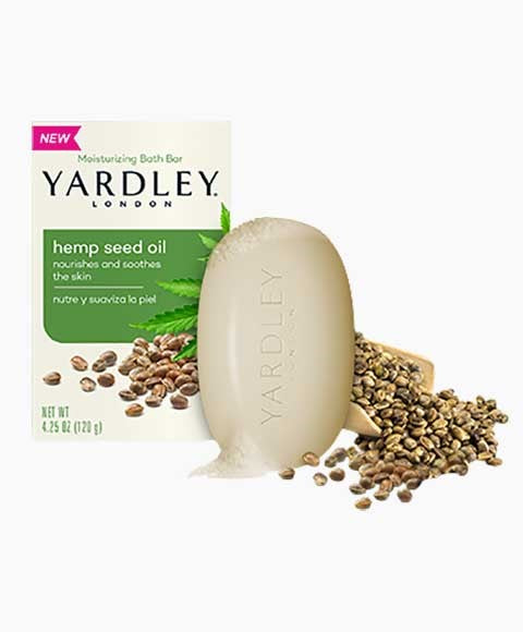 Yardley Hemp Seed Oil Moisturizing Bath Bar