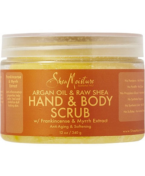 Shea Moisture Argan Oil And Raw Shea Hand And Body Scrub