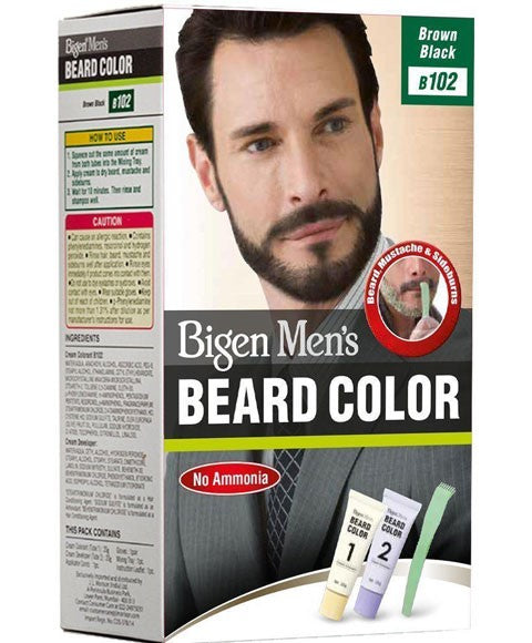 Bigen Color Mens Beard Colour Brown Black B102
