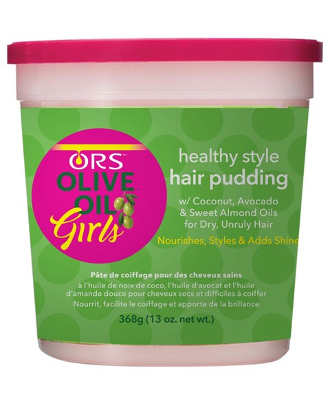 Organic Root Stimulator ORS Olive Oil Girls Hair Pudding Jar 