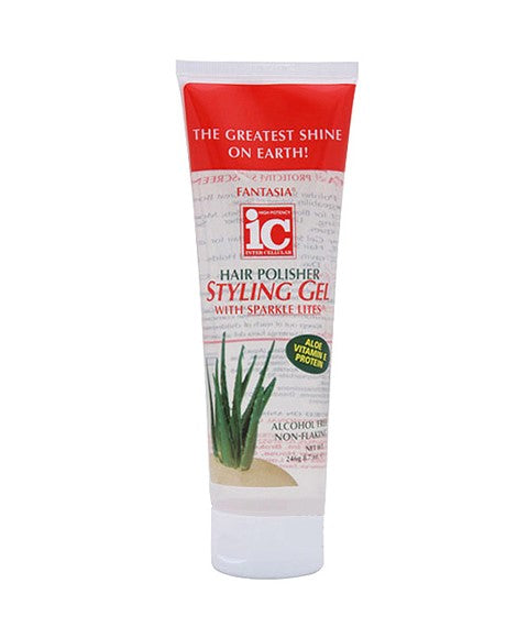 Fantasia  Hair Polisher Styling Gel With Sparkle 