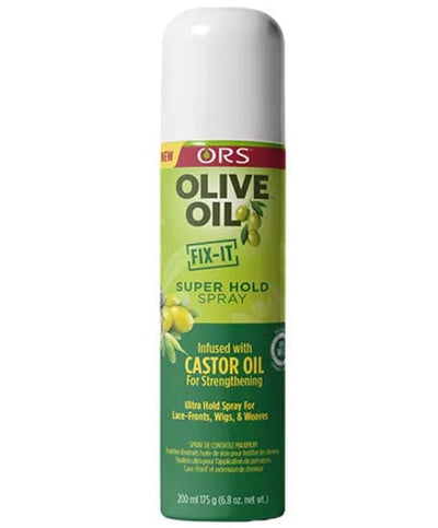 Organic Root Stimulator ORS Olive Oil Super Hold Spray With Castor Oil 200ml