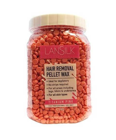 Gold 22 Titanium Pink Hair Removal Pellet Wax