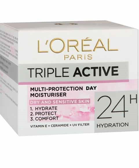 Loreal Triple Active 24H Hydration Multi Protection Day Moisturiser 